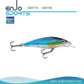 Angler Selecione Minnow Crankbait isca Tackle Lace atraente com Vmc ganchos agudos (CB0790)